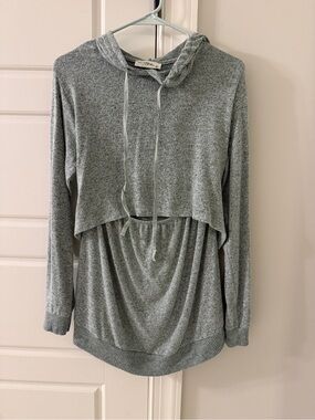 Light Sage Green Nursing Hoodie
